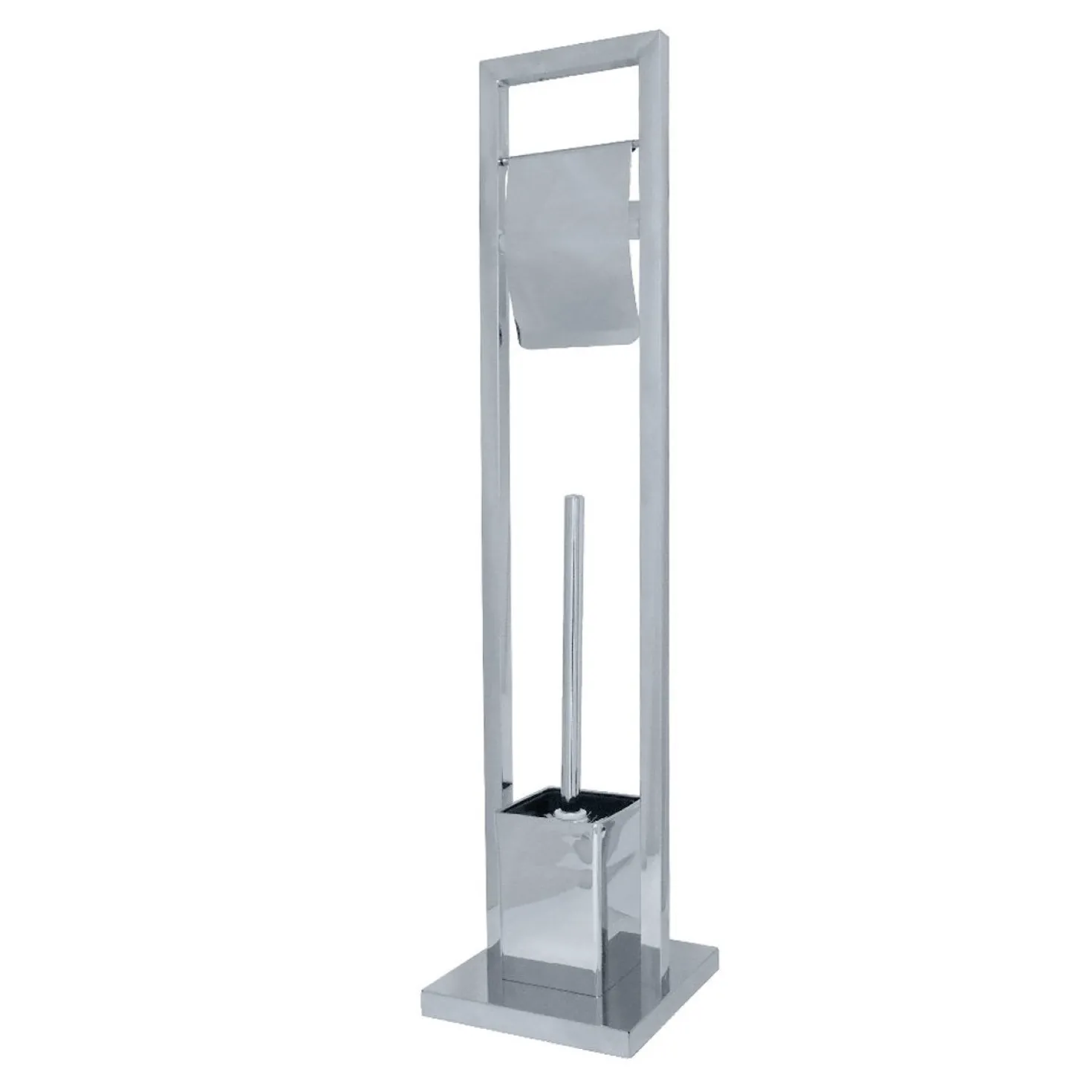 Kingston Brass Pedestal Toilet Paper Holder with Toilet Brush Holder