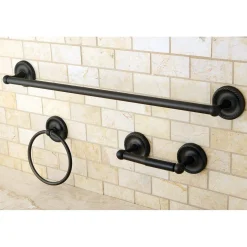 Kingston Brass 3-Piece Bathroom Accessories Set in Oil Rubbed Bronze