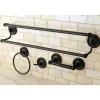 Kingston Brass 4-Piece Bathroom Accessories Set in Oil Rubbed Bronze