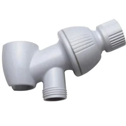 Kingston Brass Plumbing Parts Shower Arm Bracket in White