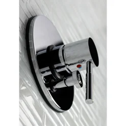 Kingston Brass Pressure Balance Valve Trim Only Without Shower and Tub Spout in Polished Chrome in Polished Chrome