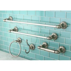 Kingston Brass Provence Collection 5-Piece Towel Bar Bath Hardware Set