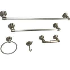 Kingston Brass Provence Collection 5-Piece Towel Bar Bath Hardware Set