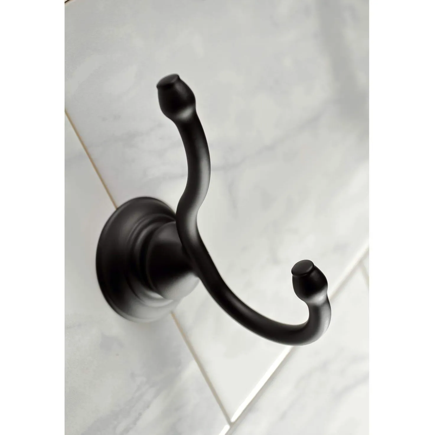 Kingston Brass Provence 5-Piece Bathroom Accessory Set in Black