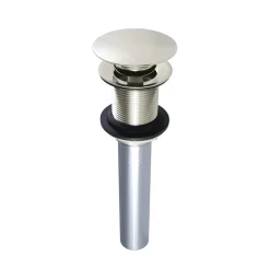 Kingston Brass Push Pop-Up Drain without Overflow