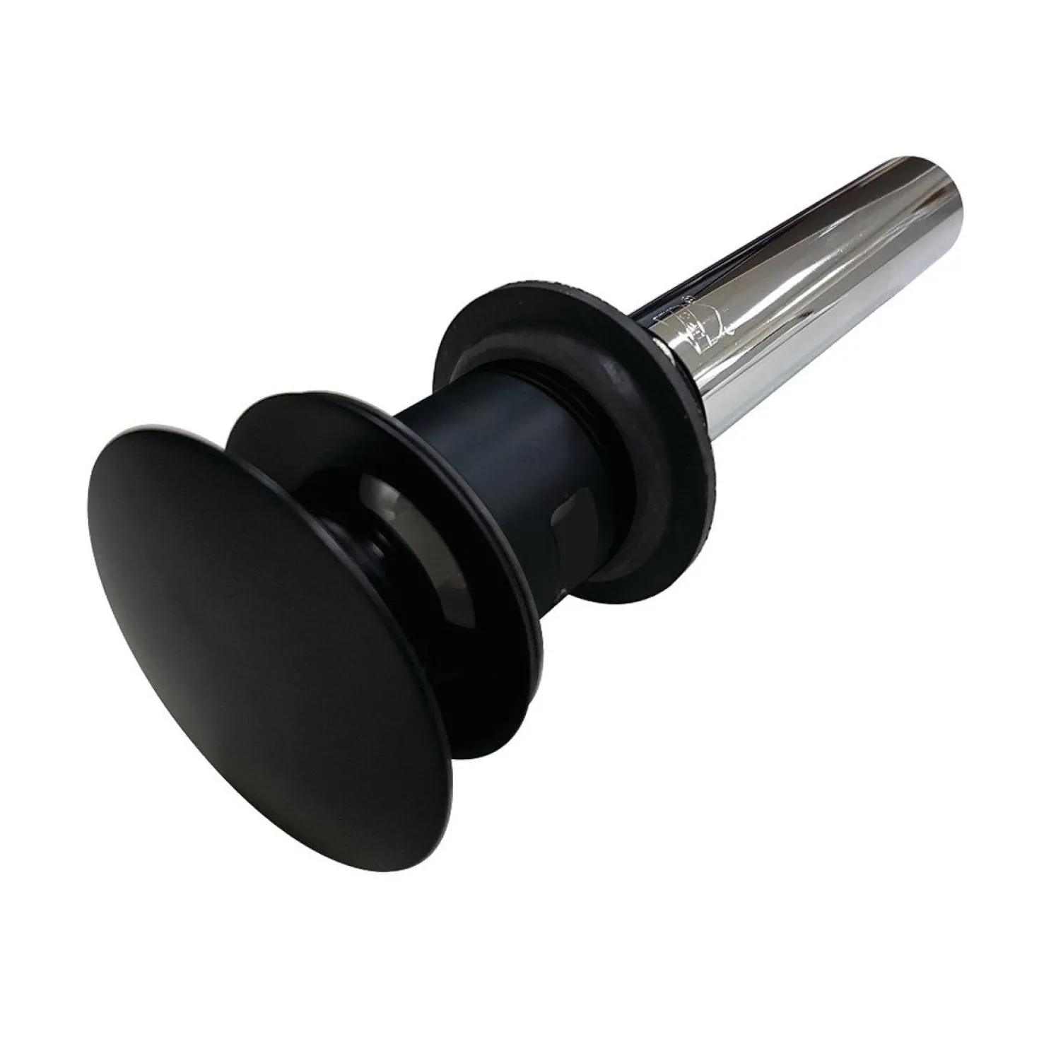 Kingston Brass Push Pop-Up Drain with Overflow Hole