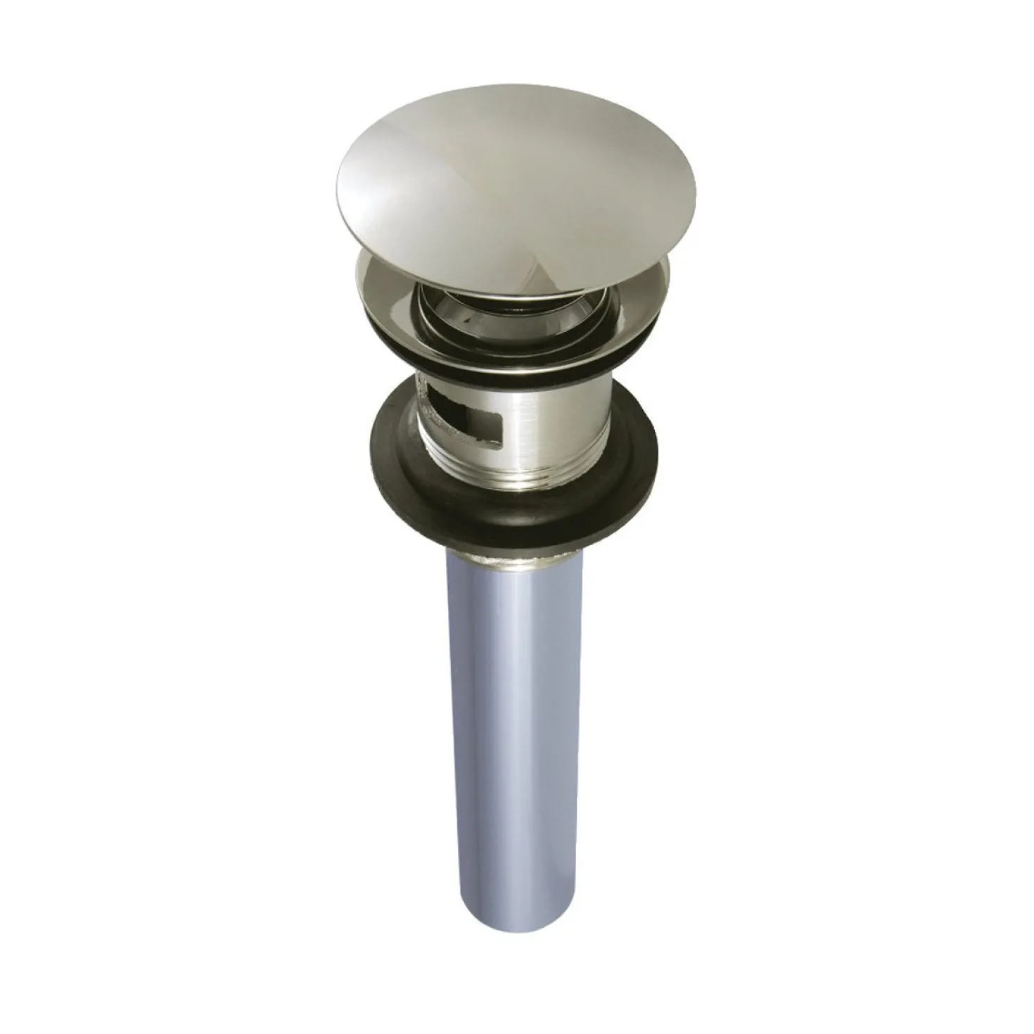 Kingston Brass Push Pop-Up Drain with Overflow Hole