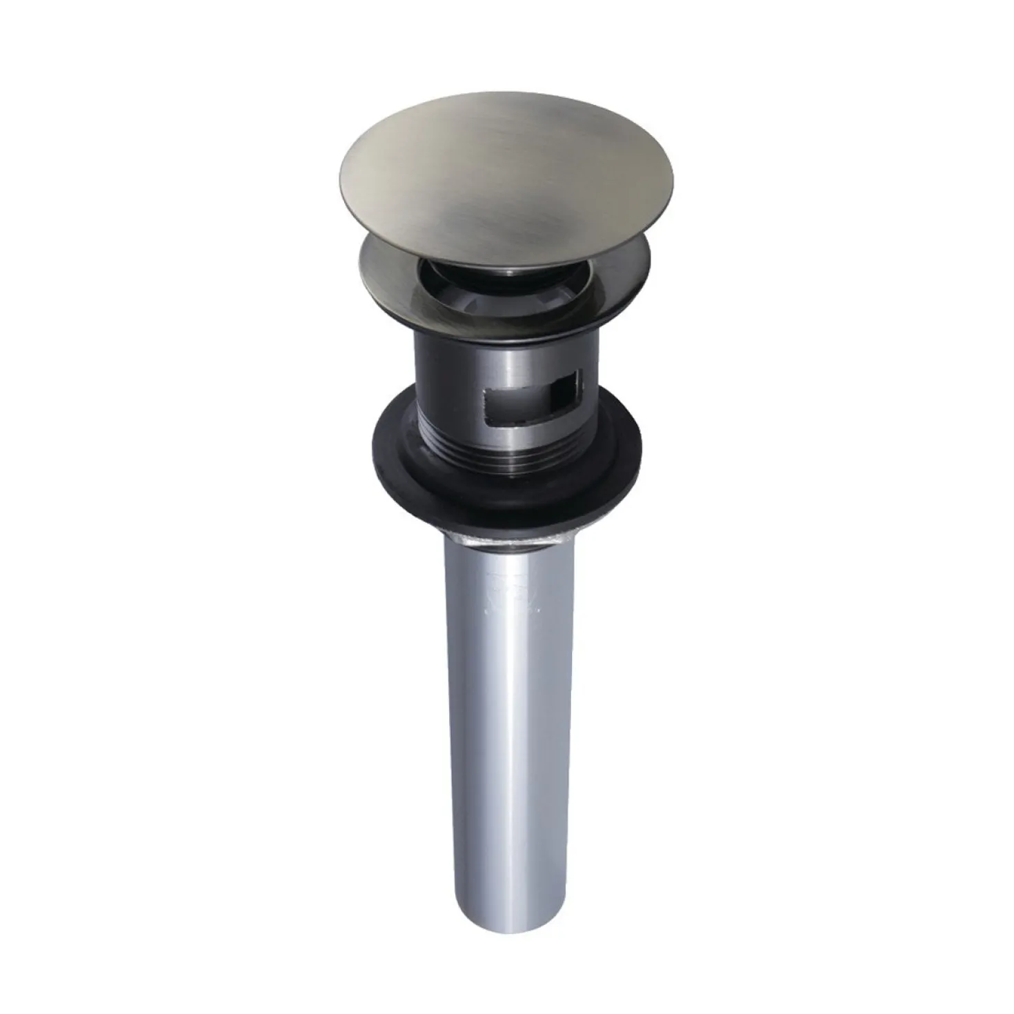 Kingston Brass Push Pop-Up Drain with Overflow Hole