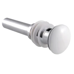 Kingston Brass Push Pop-Up Drain with Overflow Hole
