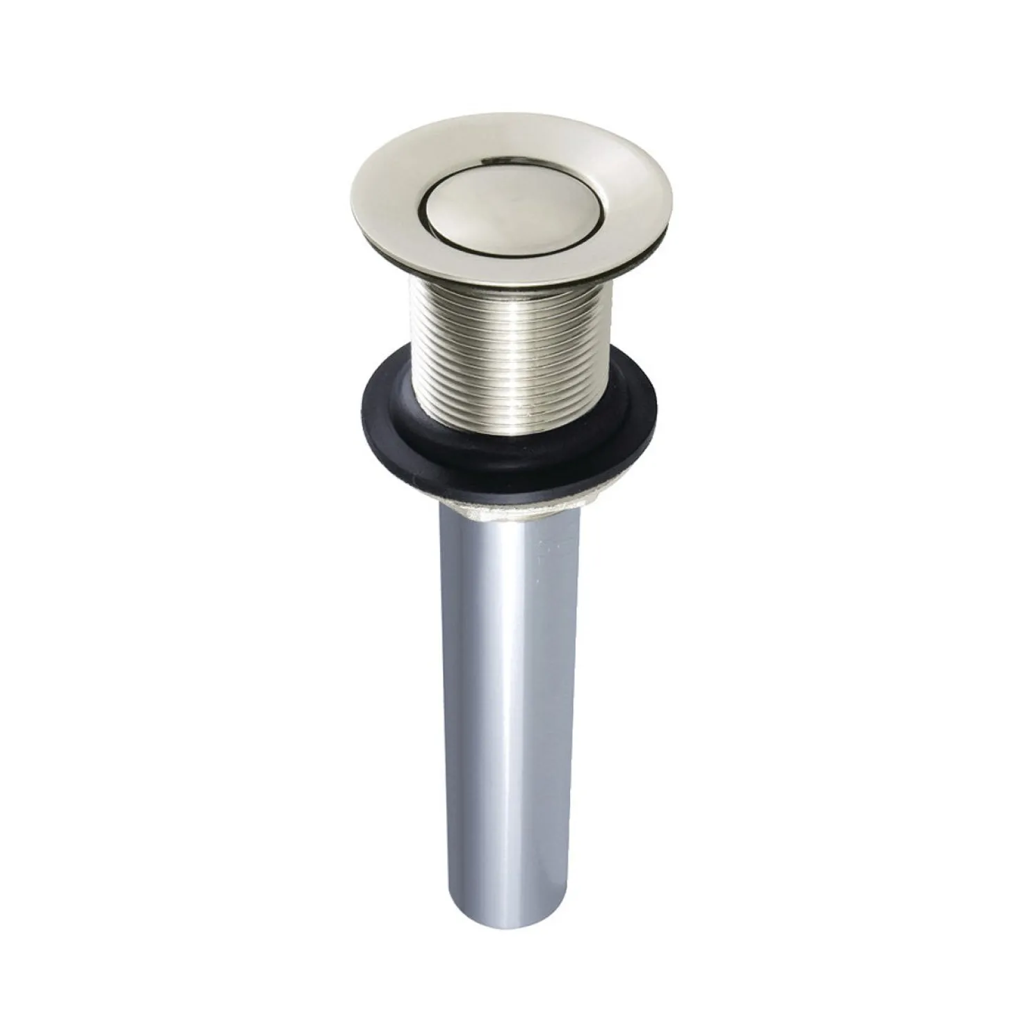 Kingston Brass Push Pop-Up Drain without Overflow Hole