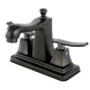 Kingston Brass Queensbury 4-Inch Centerset Lavatory Faucet
