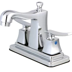 Kingston Brass Queensbury 4-Inch Centerset Lavatory Faucet