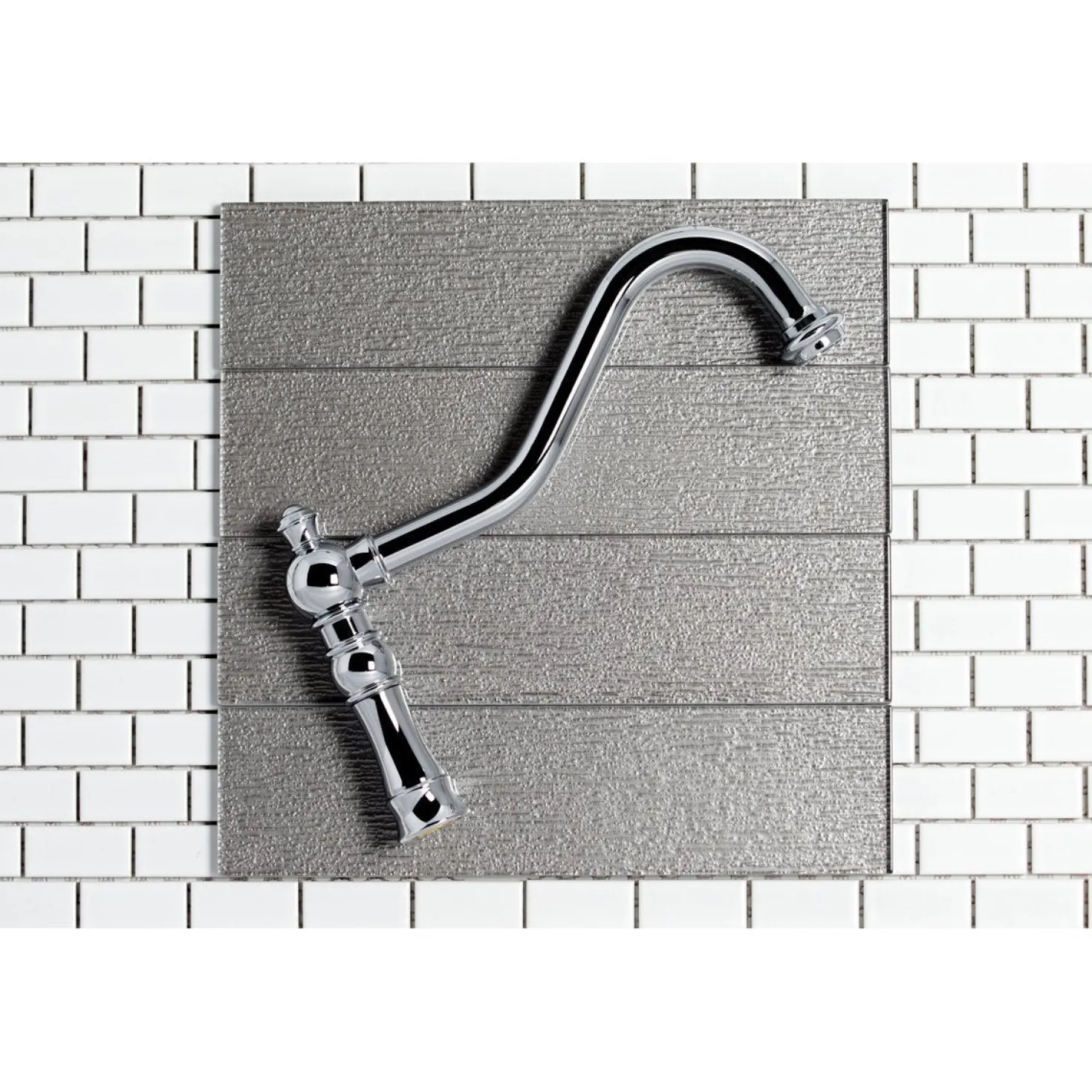 Kingston Brass Restoration 8" Bridge Kitchen Faucet with Sprayer