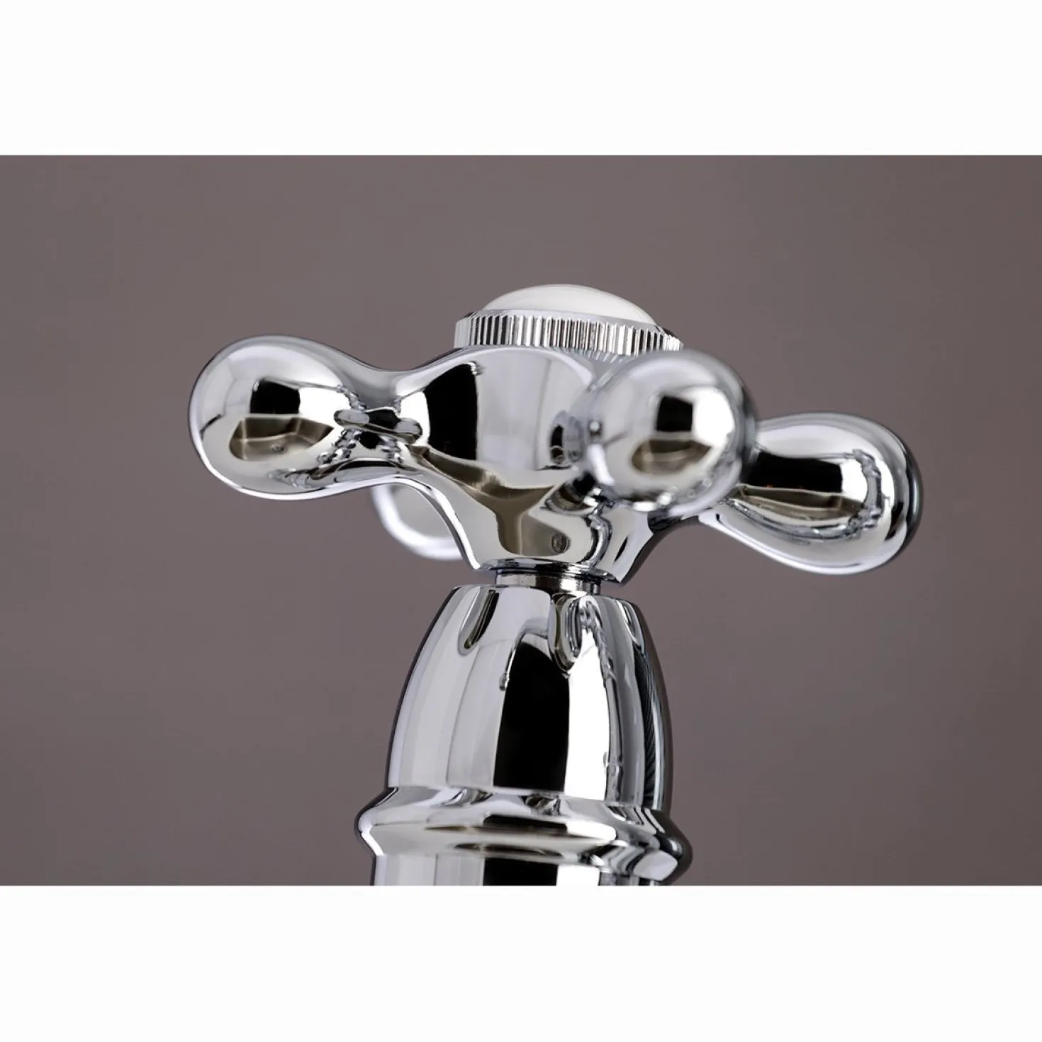 Kingston Brass Restoration 8" Bridge Kitchen Faucet with Sprayer
