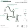 Kingston Brass Restoration Bathroom Bridge Faucet