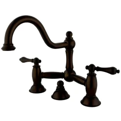Kingston Brass Restoration Bathroom Bridge Faucet