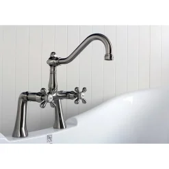 Kingston Brass Restoration Clawfoot Tub Bridge Faucet