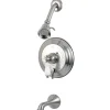 Kingston Brass Restoration Classic Single Handle Solid Brass Tub and Shower Faucet