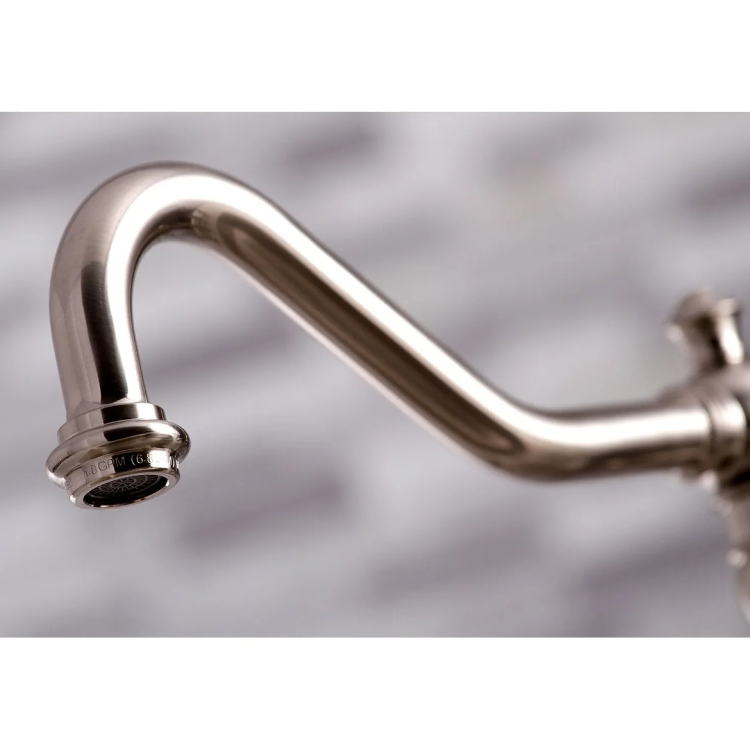 Kingston Brass Restoration Deck Mount 8" Bridge Kitchen Faucet with Sprayer
