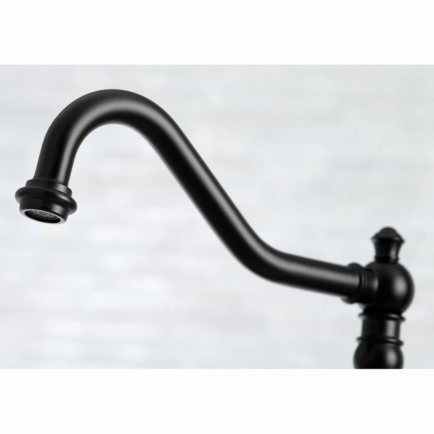 Kingston Brass Restoration Deck Mount 8" Bridge Kitchen Faucet with Sprayer