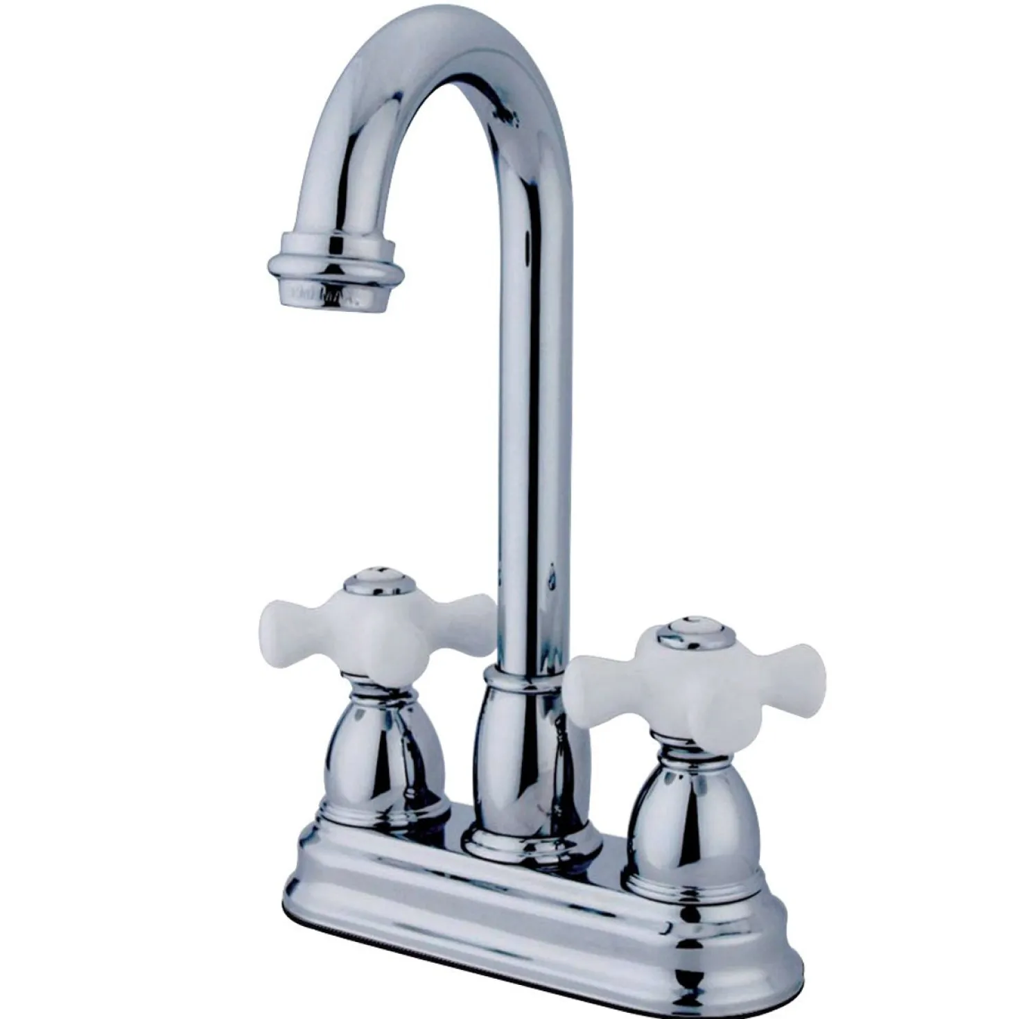 Kingston Brass Restoration Deck Mount 4" Centerset Bar Faucet
