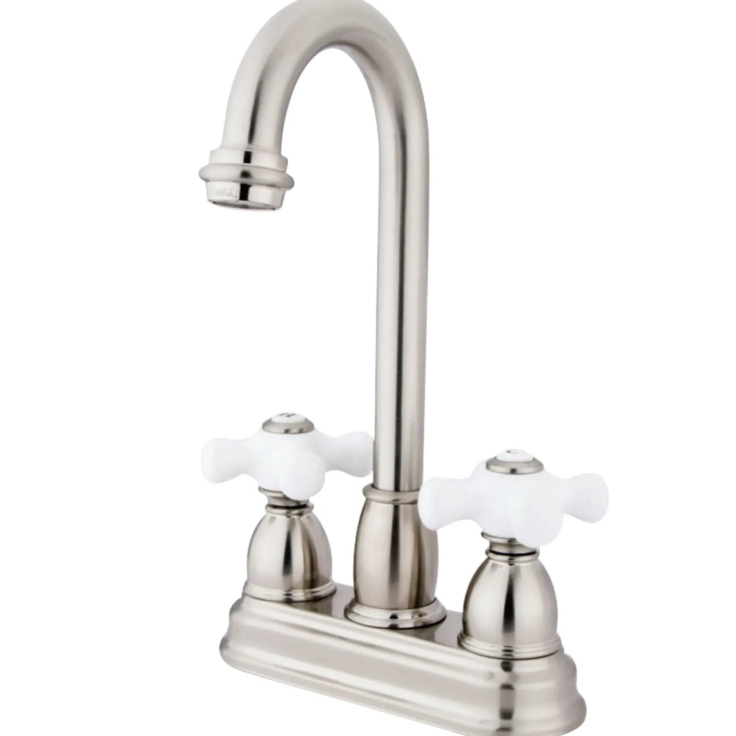 Kingston Brass Restoration Deck Mount 4" Centerset Bar Faucet