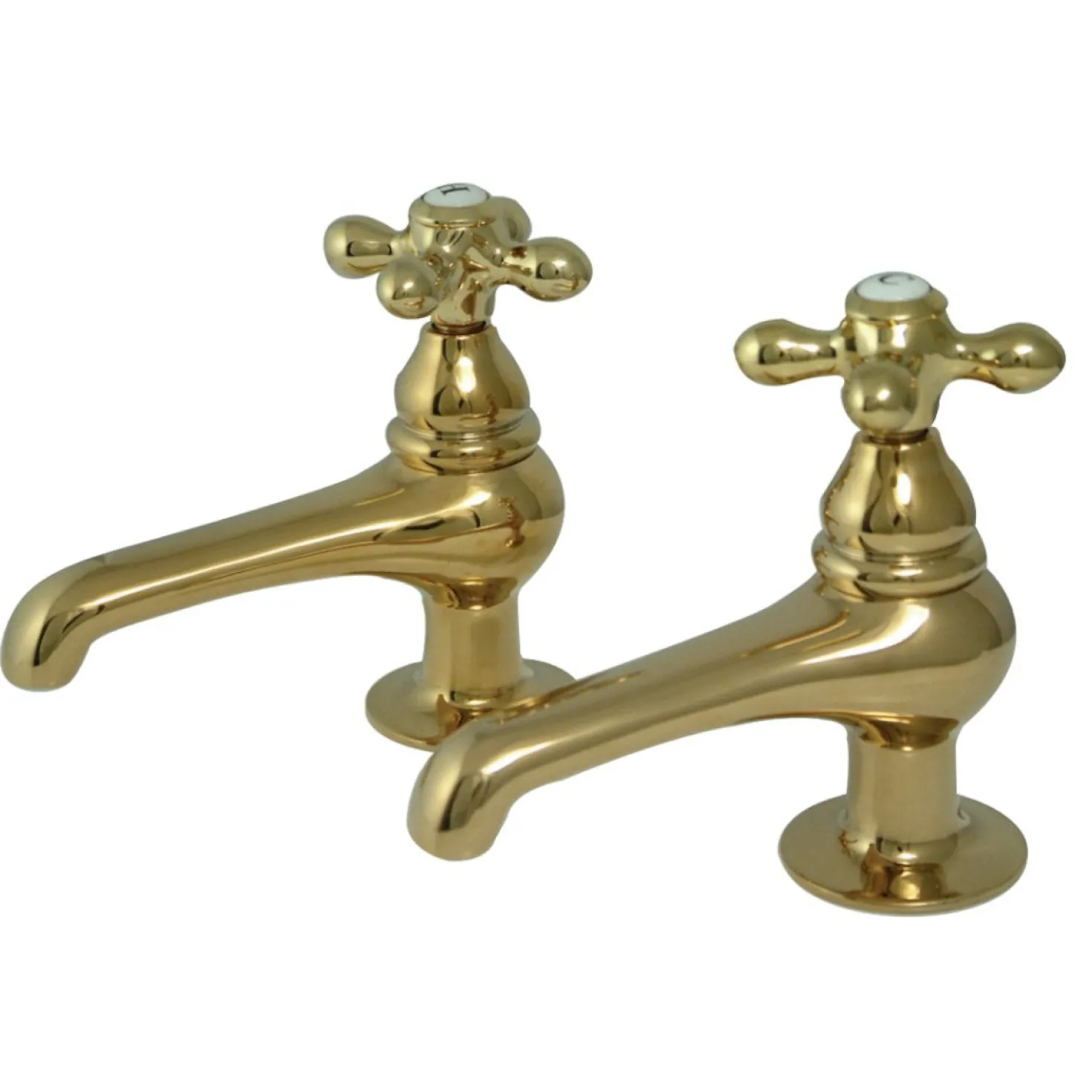 Kingston Brass Restoration Deck Mount Basin Tap Faucet