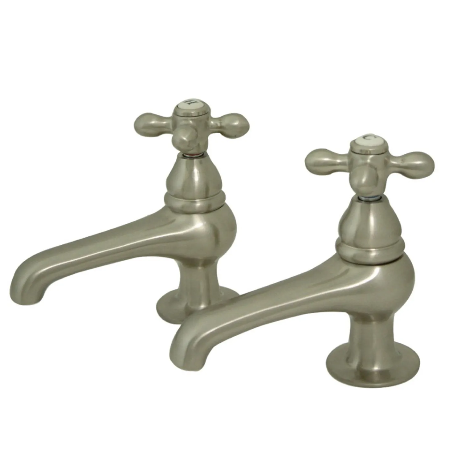 Kingston Brass Restoration Deck Mount Basin Tap Faucet