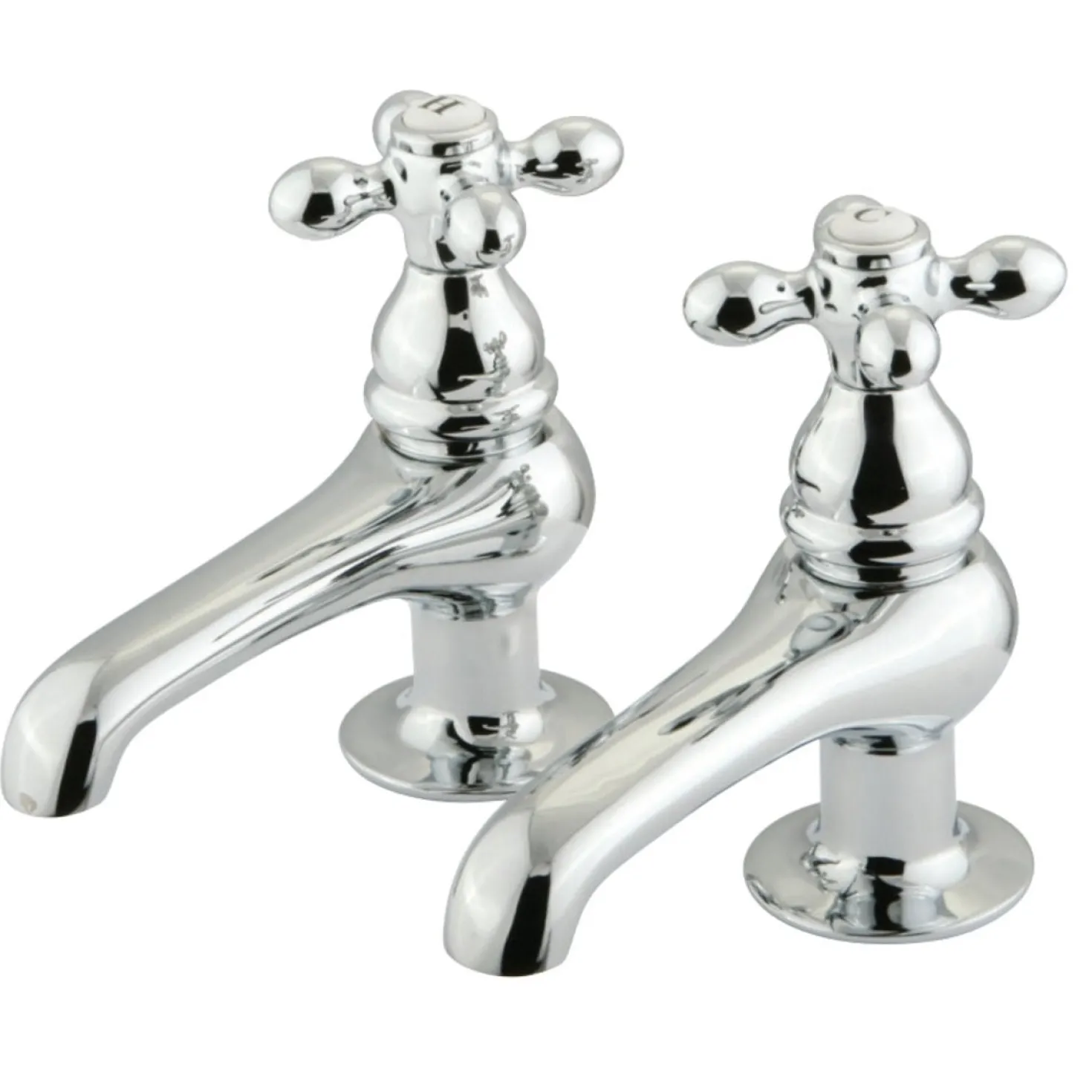 Kingston Brass Restoration Deck Mount Basin Tap Faucet
