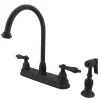 Kingston Brass Restoration 2-Handle Centerset Kitchen Faucet