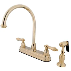 Kingston Brass Restoration 2-Handle Centerset Kitchen Faucet