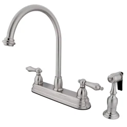 Kingston Brass Restoration 2-Handle Centerset Kitchen Faucet
