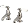 Kingston Brass Restoration 2-Handle Basin Tap Faucet