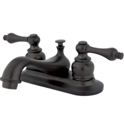 Kingston Brass Restoration 2-Handle 4-Inch Centerset Bathroom Faucet