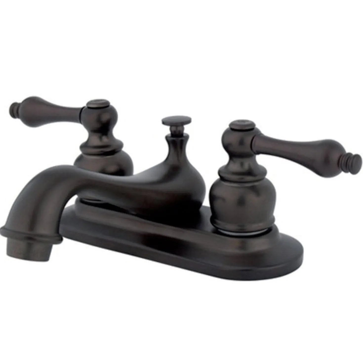 Kingston Brass Restoration 2-Handle 4-Inch Centerset Bathroom Faucet
