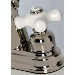 Kingston Brass Restoration 4-Inch Centerset Deck Mount Bathroom Faucet
