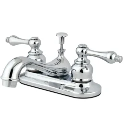 Kingston Brass Restoration 4-Inch Centerset 2-Handle Bathroom Faucet