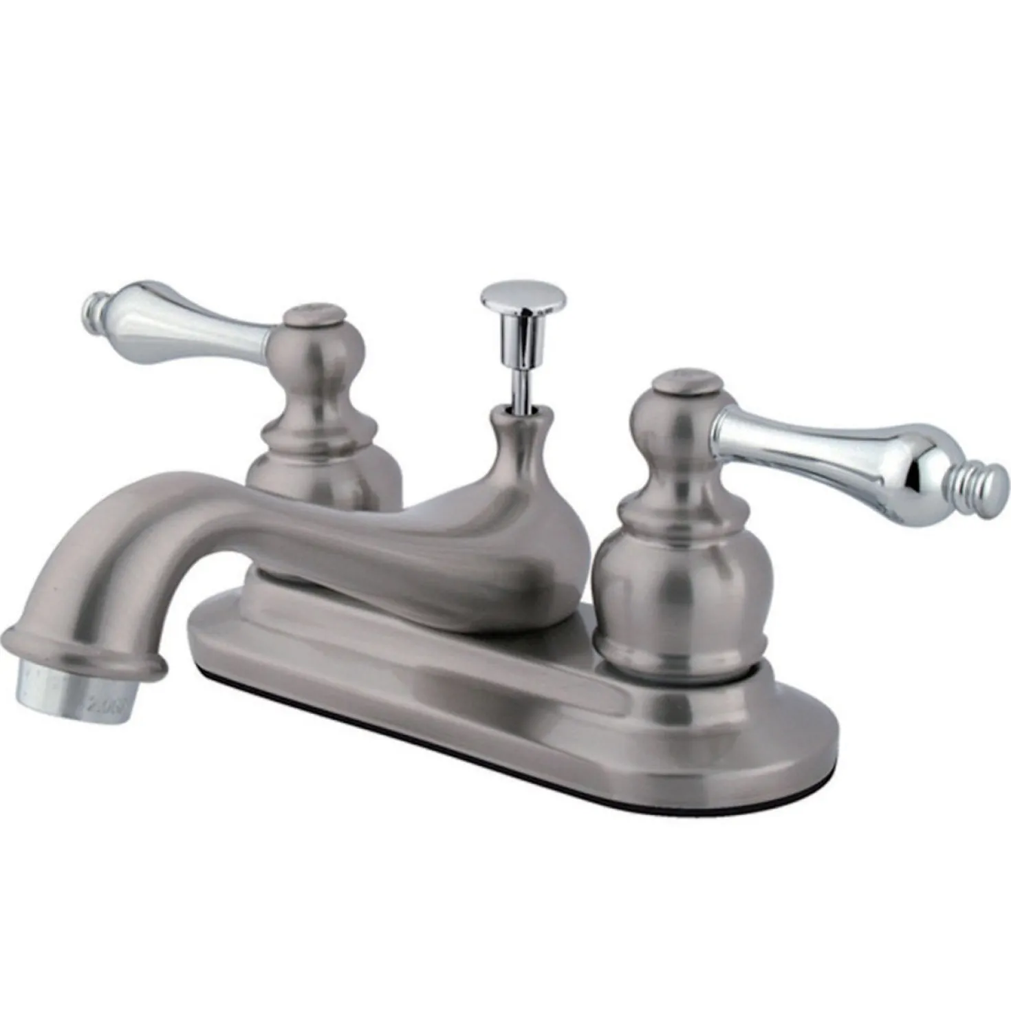 Kingston Brass Restoration 4-Inch Centerset 2-Handle Bathroom Faucet