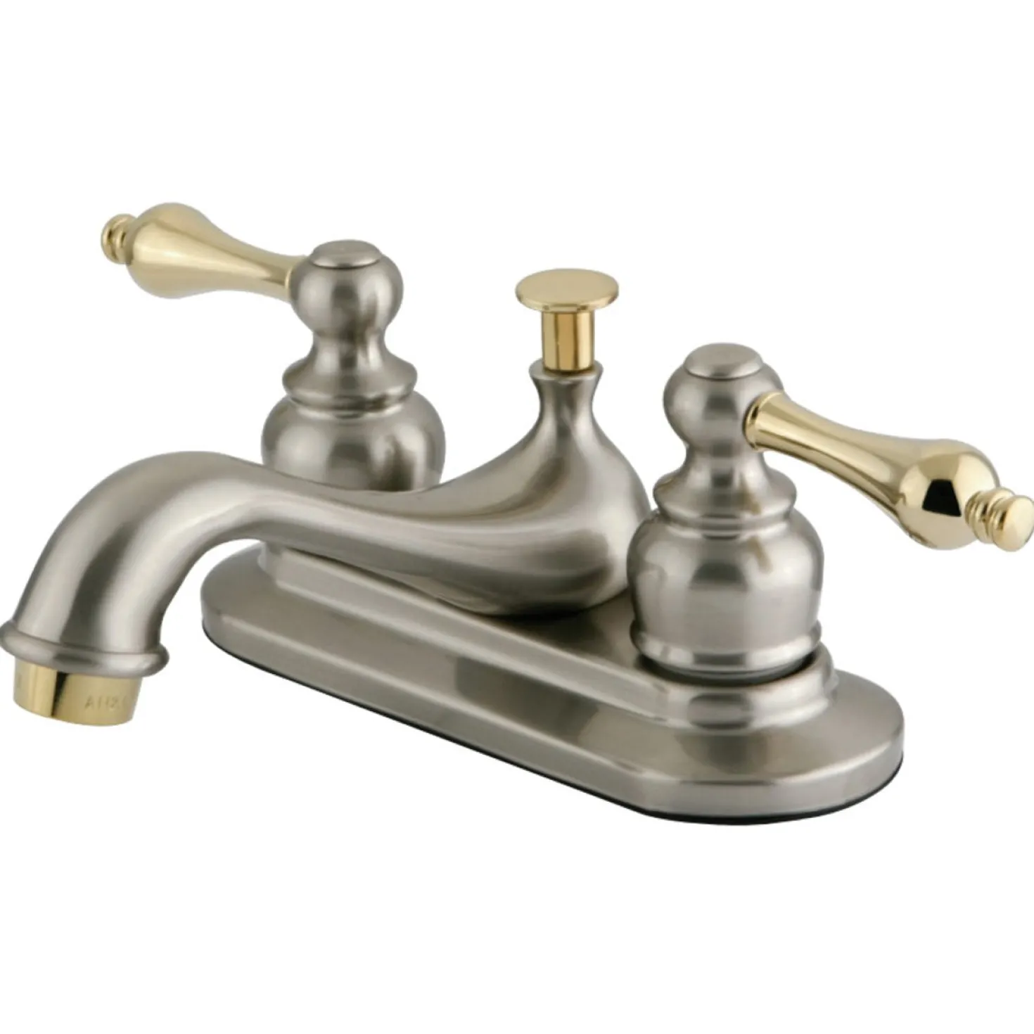 Kingston Brass Restoration 4-Inch Centerset 2-Handle Bathroom Faucet