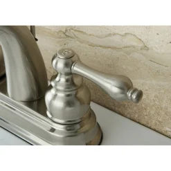 Kingston Brass Restoration 4-Inch Centerset Bathroom Faucet