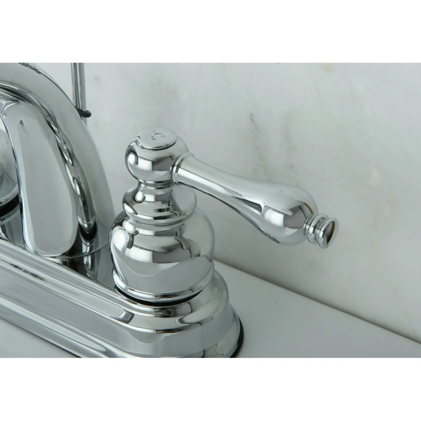 Kingston Brass Restoration 4-Inch Centerset Bathroom Faucet
