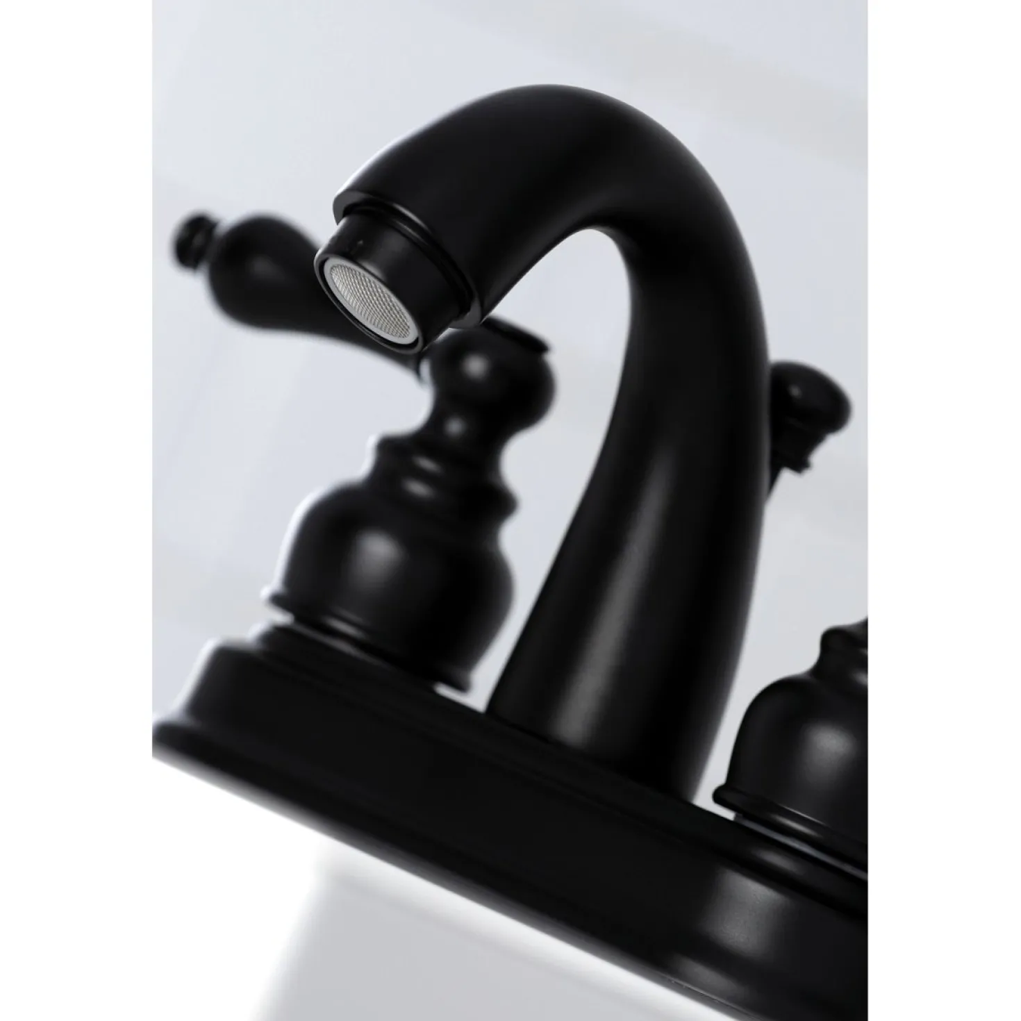 Kingston Brass Restoration 4-Inch Centerset Bathroom Faucet