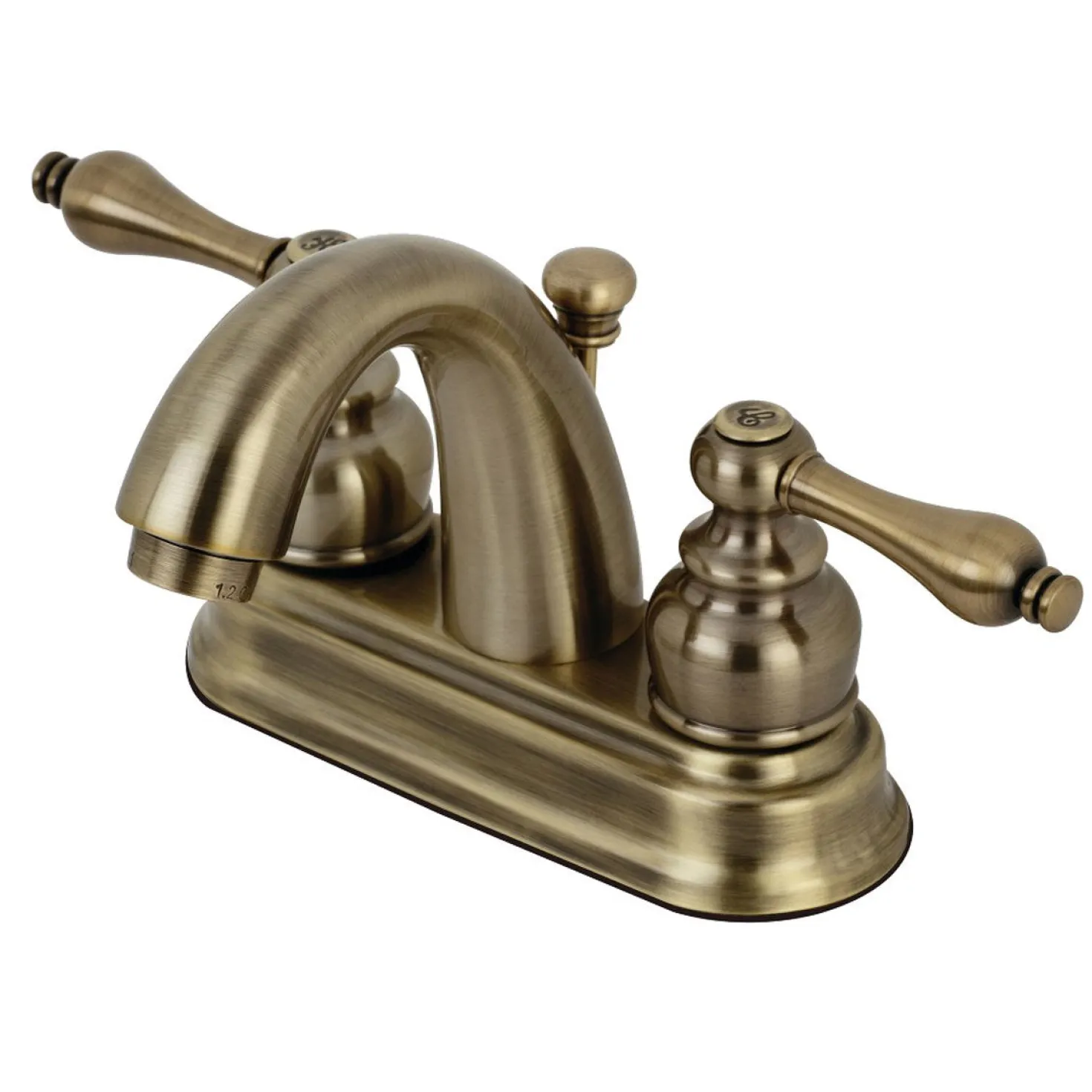 Kingston Brass Restoration 4-Inch Centerset Bathroom Faucet