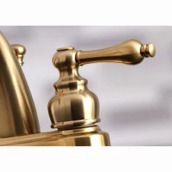 Kingston Brass Restoration 4-Inch Centerset Bathroom Faucet