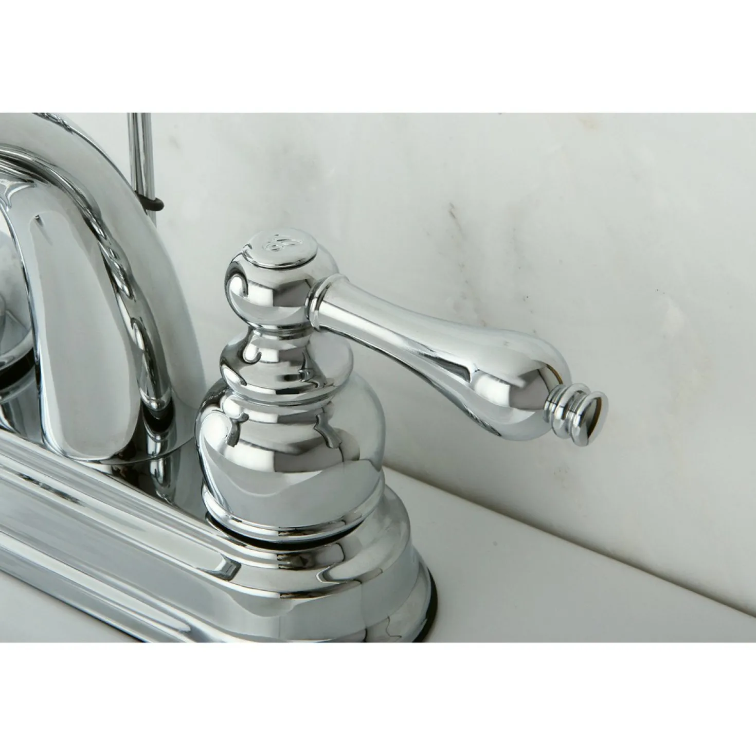 Kingston Brass Restoration 4-Inch Centerset Bathroom Faucet