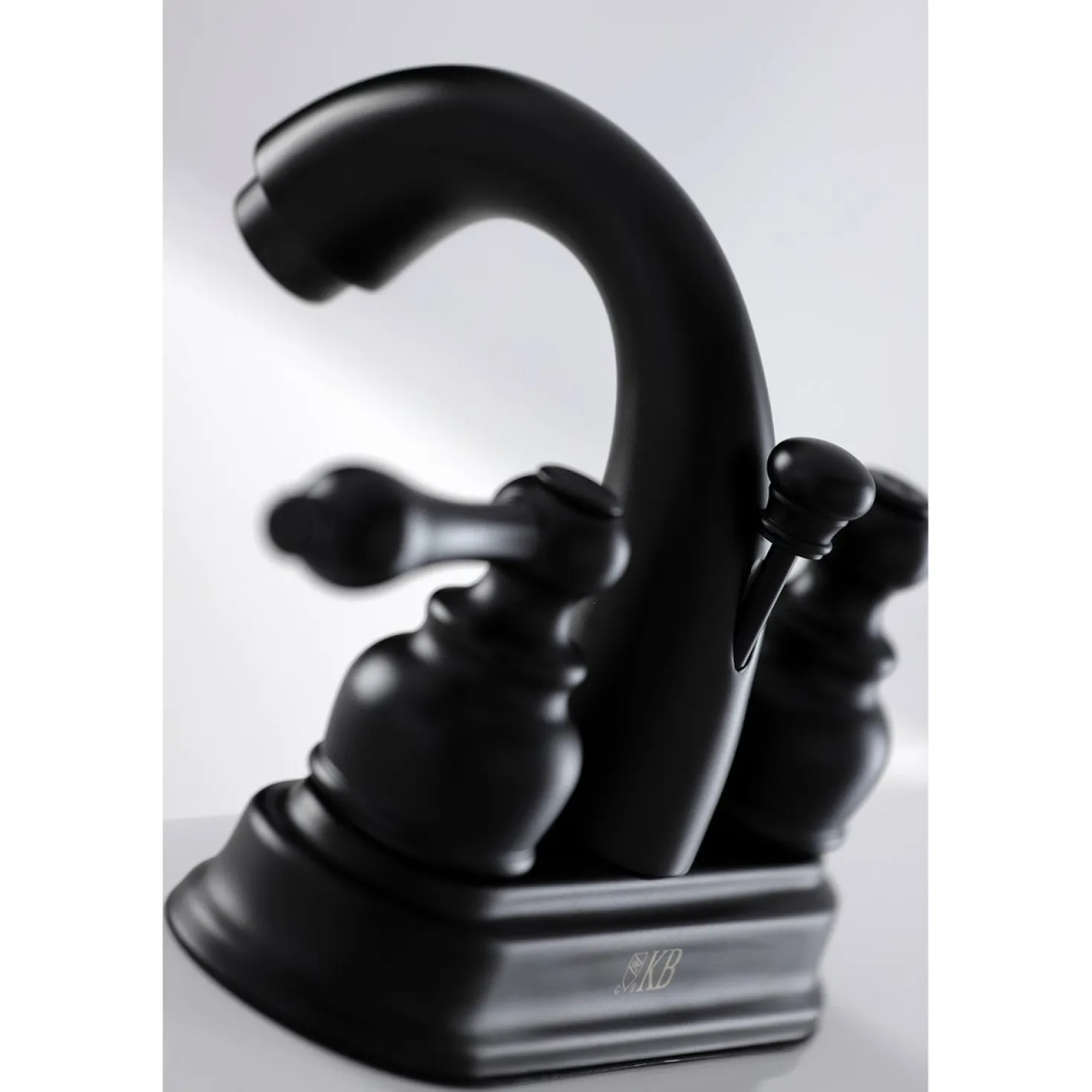 Kingston Brass Restoration 4-Inch Centerset Bathroom Faucet