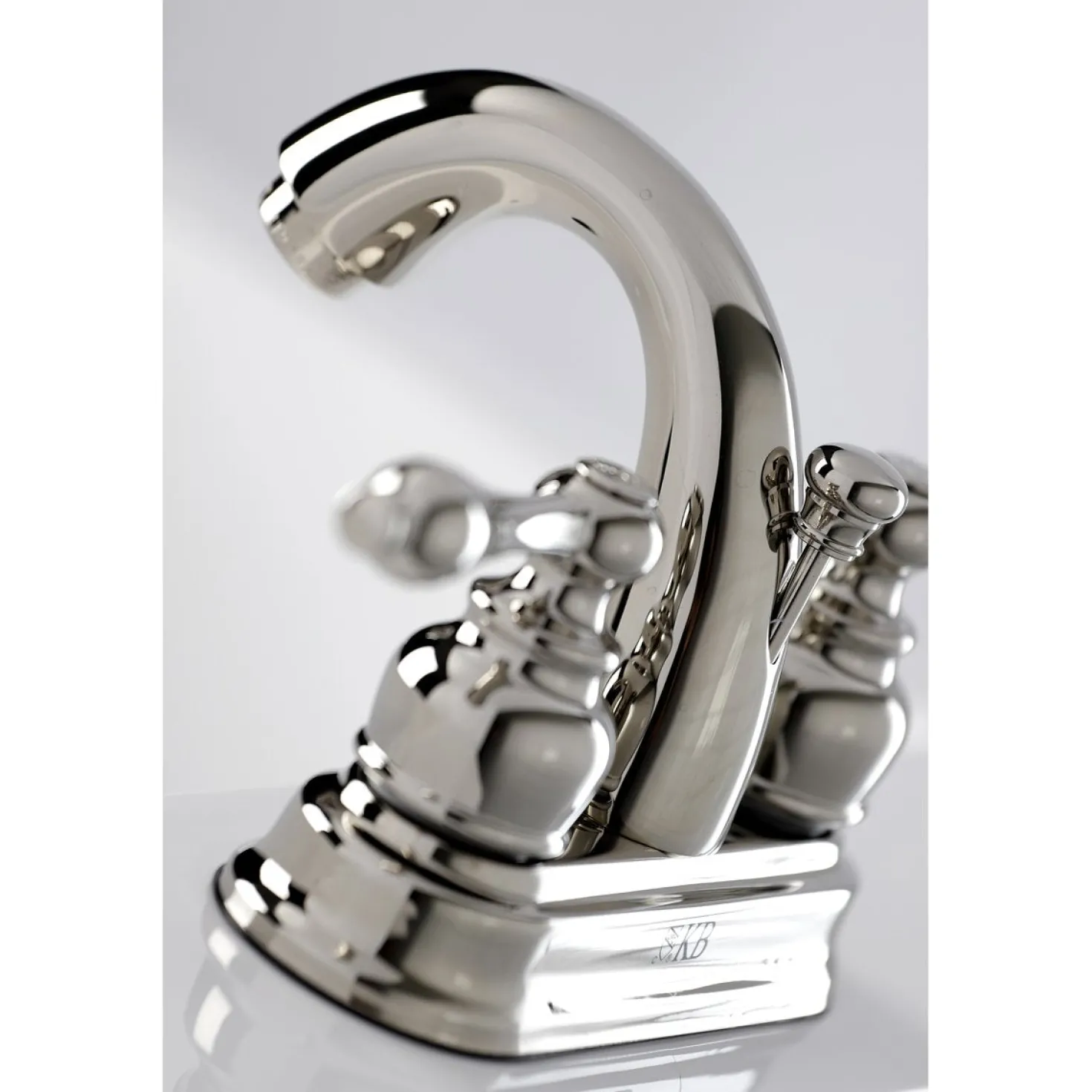 Kingston Brass Restoration 4-Inch Centerset Bathroom Faucet