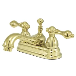 Kingston Brass Restoration 4-Inch Centerset Lever-Handle Bathroom Faucet