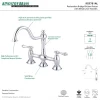 Kingston Brass Restoration Kitchen Bridge Faucet