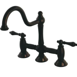 Kingston Brass Restoration Kitchen Bridge Faucet